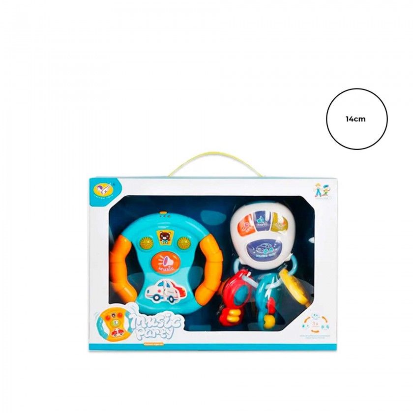 Guiador Com Luz E Música 14CM Guiador Com Luz E Música 14CM