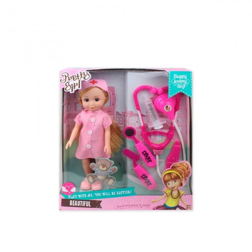 Boneca Enfermeira 26CM Boneca Enfermeira 26CM