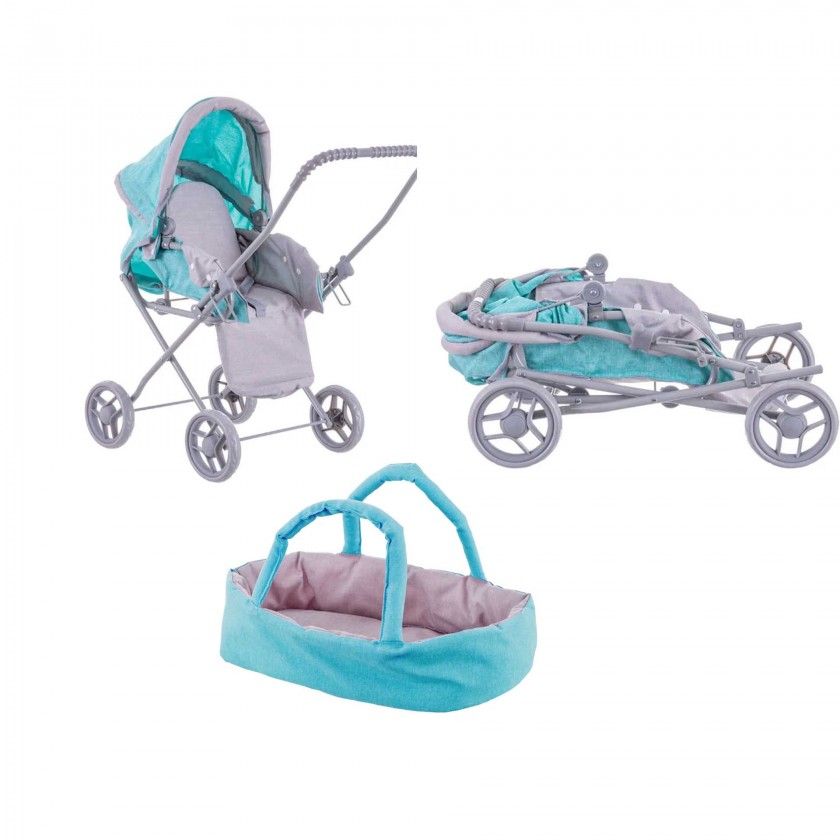 Carrinho Bebé 2 Em 1 61X35X66CM Carrinho Bebé 2 Em 1 61X35X66CM