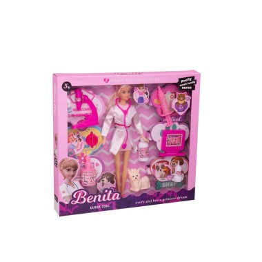 Boneca Veterinária 29CM