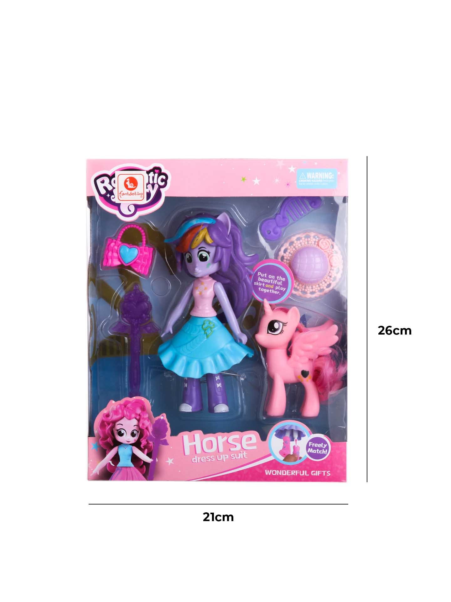 Boneca Com Acessórios Com Poney 26X21X6.5CM
