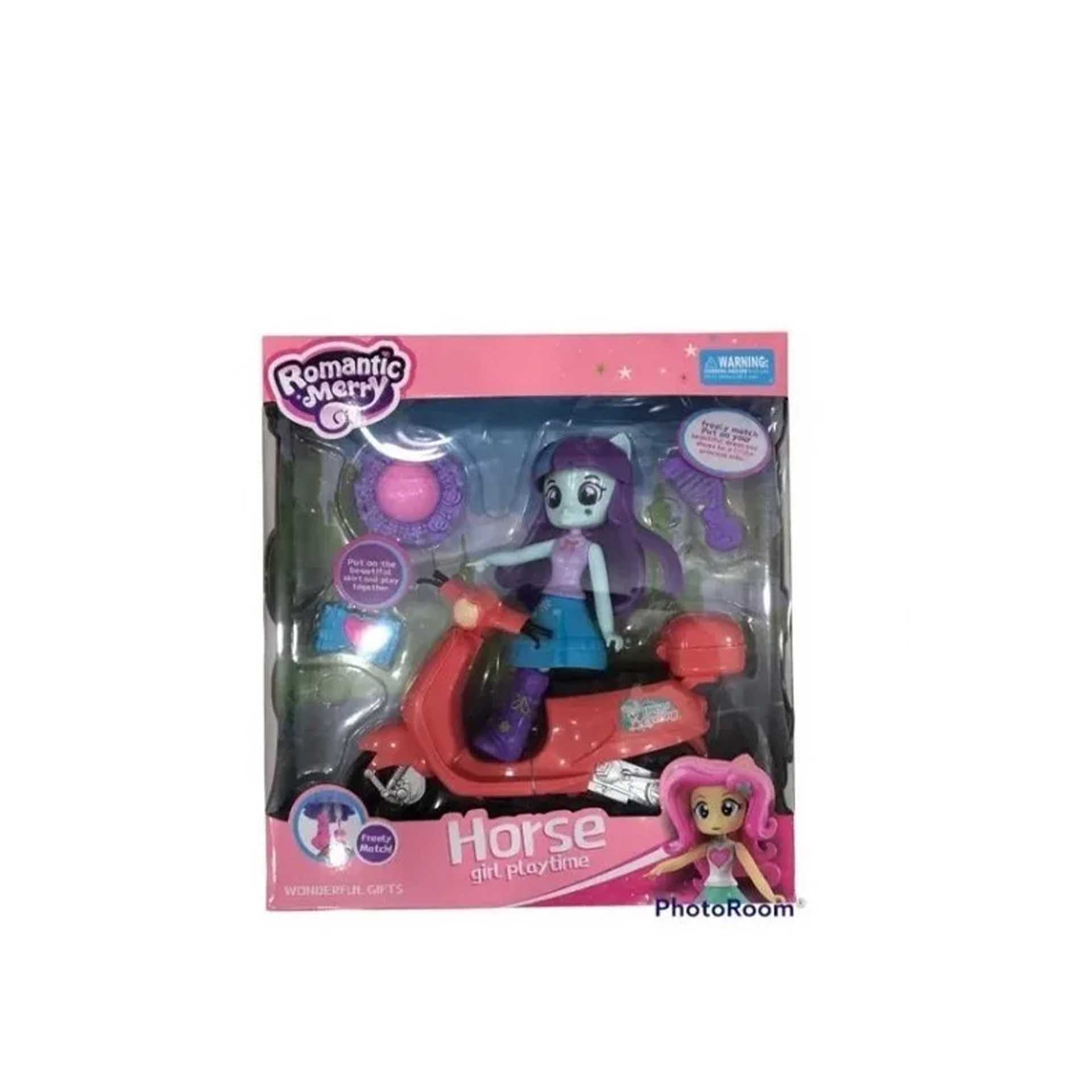 Boneca Com Acessórios Com Moto 24X6.5X26CM