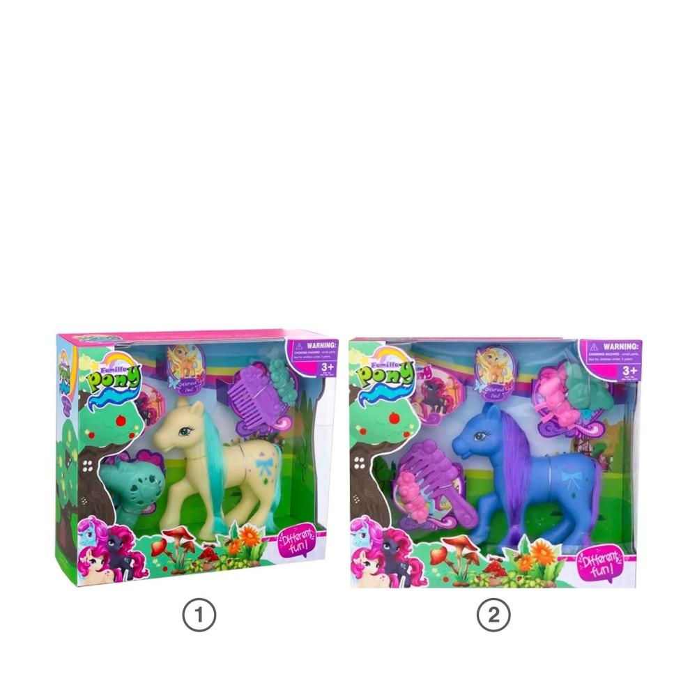 Poney Com Acessórios 23X7.5X20CM