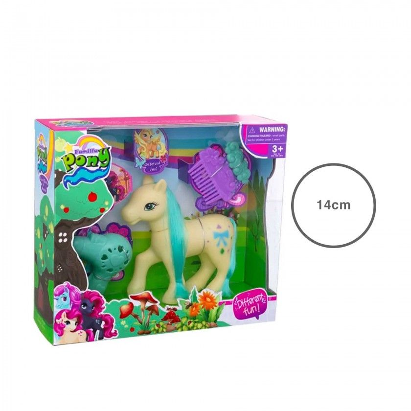 Poney Com Acessórios 23X7.5X20CM Poney Com Acessórios 23X7.5X20CM