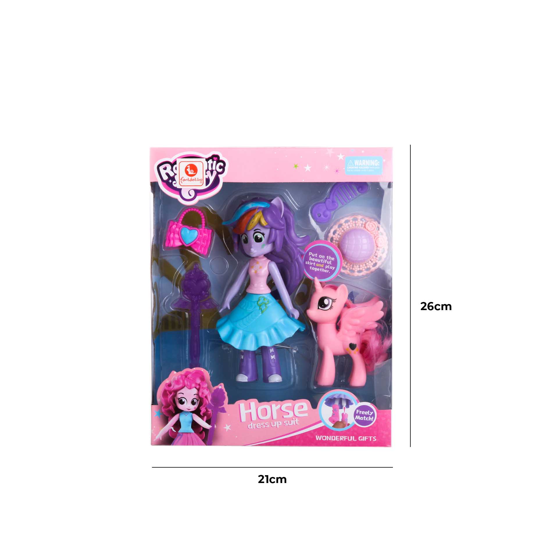 Boneca Com Acessórios Com Poney 26X21X6.5CM