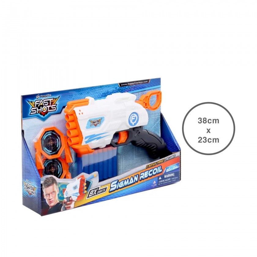 Pistola Lança Dardos 38X7X23CM Pistola Lança Dardos 38X7X23CM