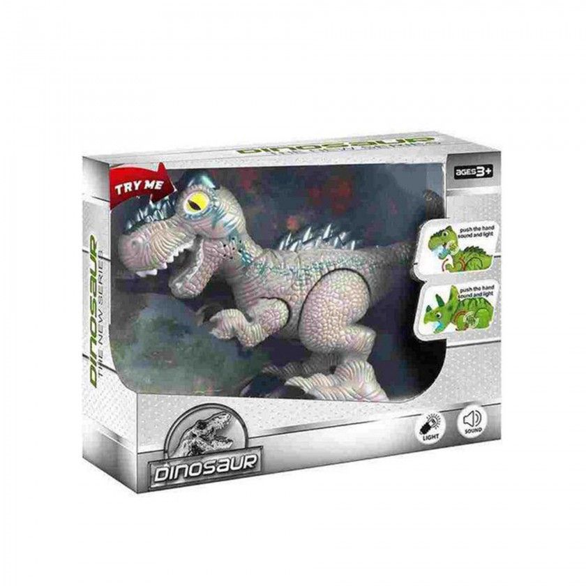 Dinossauro Com Luz E Som 16X6X13CM Dinossauro Com Luz E Som 16X6X13CM