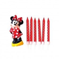 Vela Aniversrio Minnie Pack 6