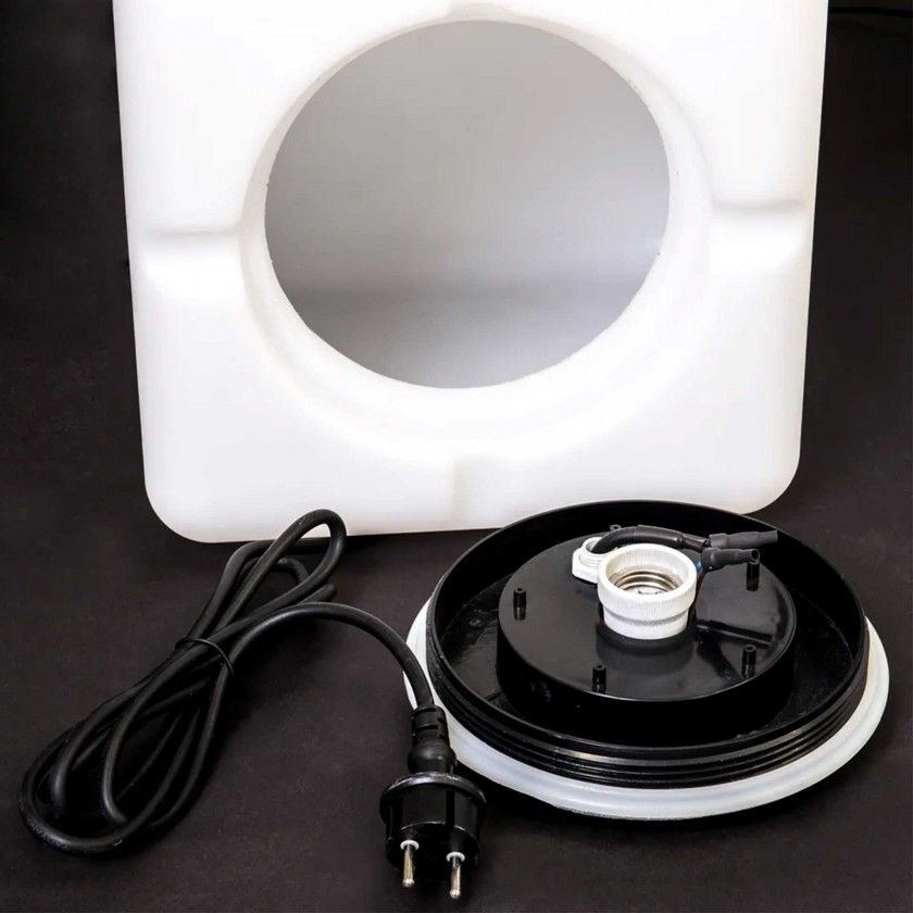 Cubo Decorativo Com Luz Branco 40X40X40CM