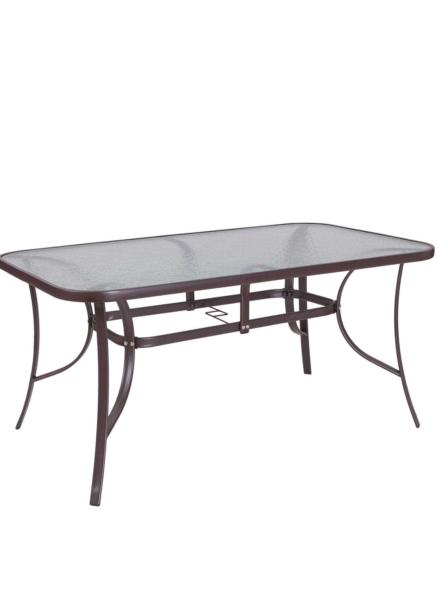 Mesa Jardim Castanho 150X90X72CM