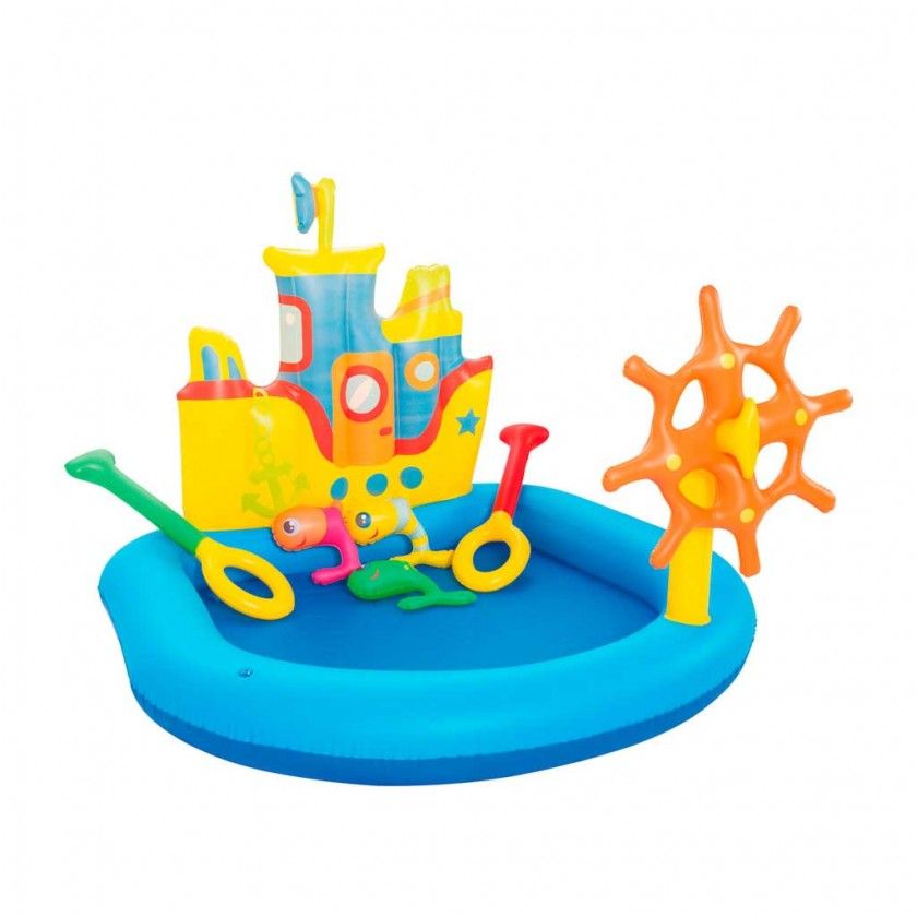 Piscina Infantil Barco com Acessrios 140X130X104CM