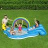 Piscina Infantil com Escorrega 257X145X91CM