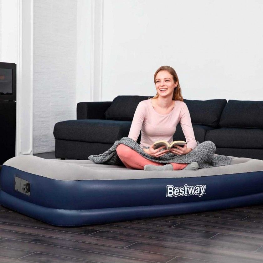 Colcho Insuflvel Solteiro com Bomba 191X97X36CM