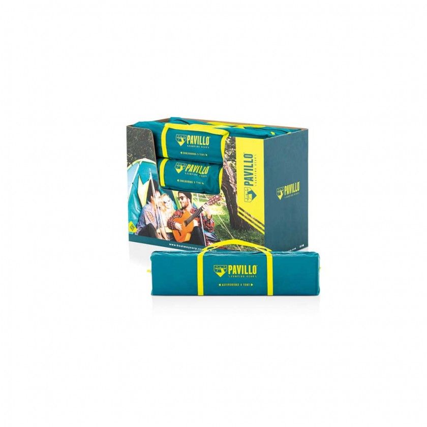 Tenda Campismo 3 Pessoas 210X210X120CM