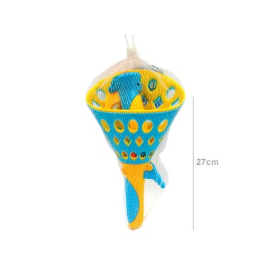 Jogo Atira e Apanha Bolas 27cm
