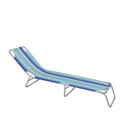 Espreguiadeira Dobrvel Azul Mar 186X53X24CM