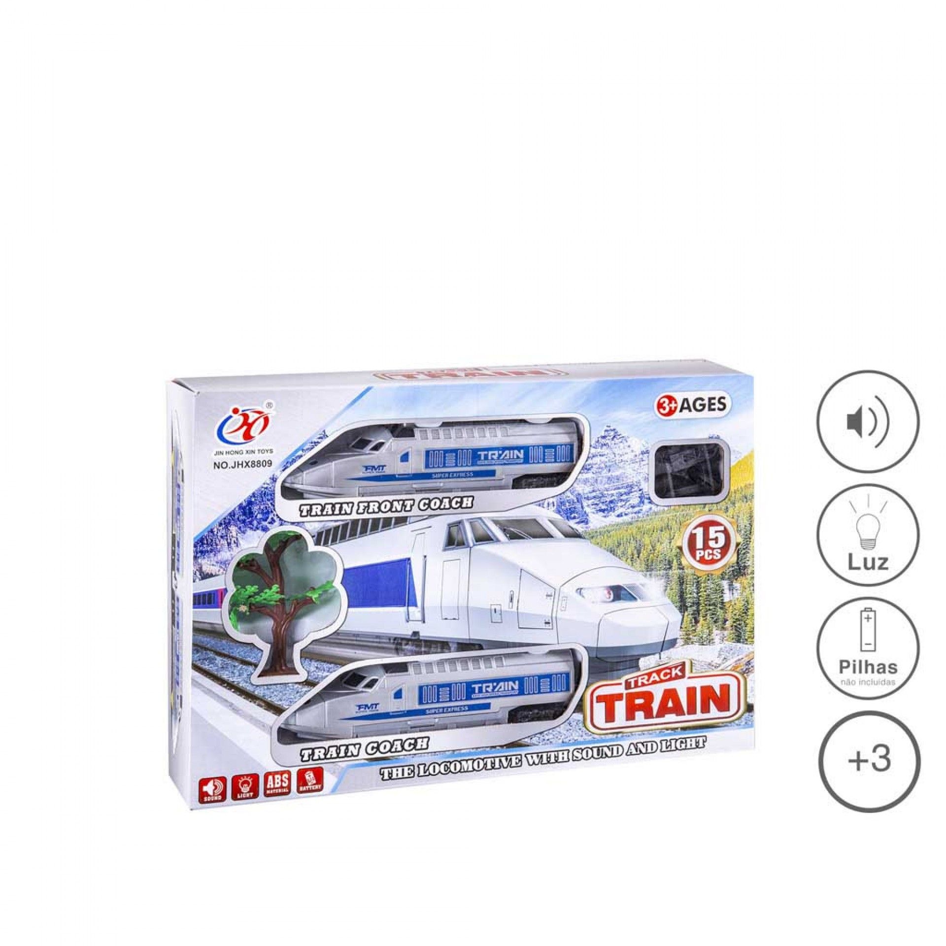 Pista Comboio Com Acessórios