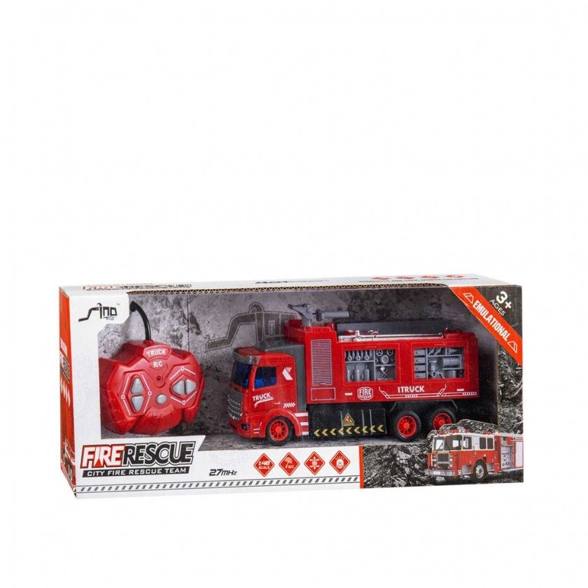 Camião Bombeiros Com Comando 21CM Camião Bombeiros Com Comando 21CM