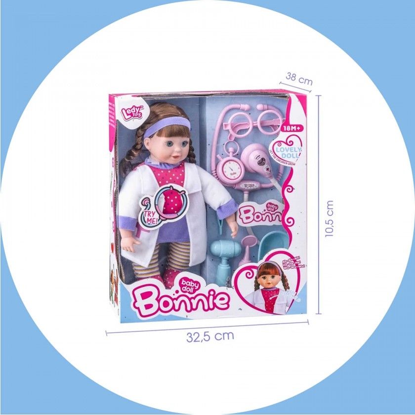Boneca Doutora Com Som 35CM Boneca Doutora Com Som 35CM