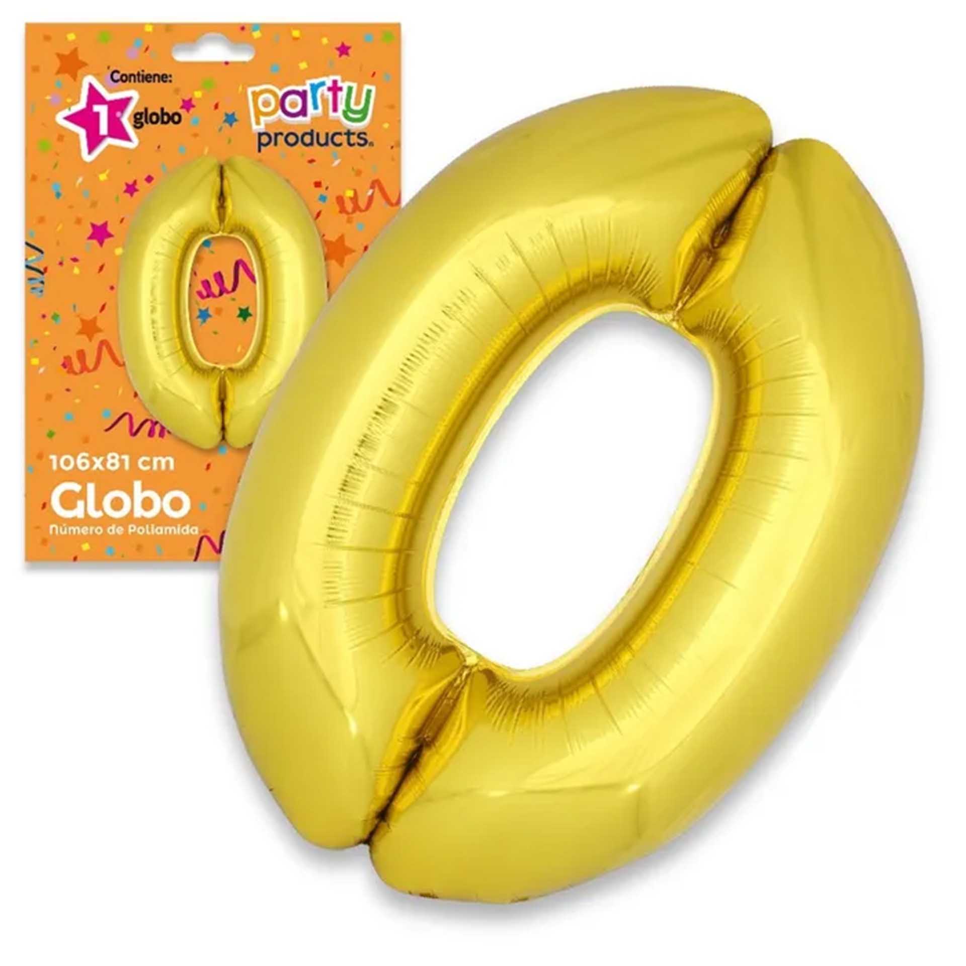 Balão Ouro Grande Número