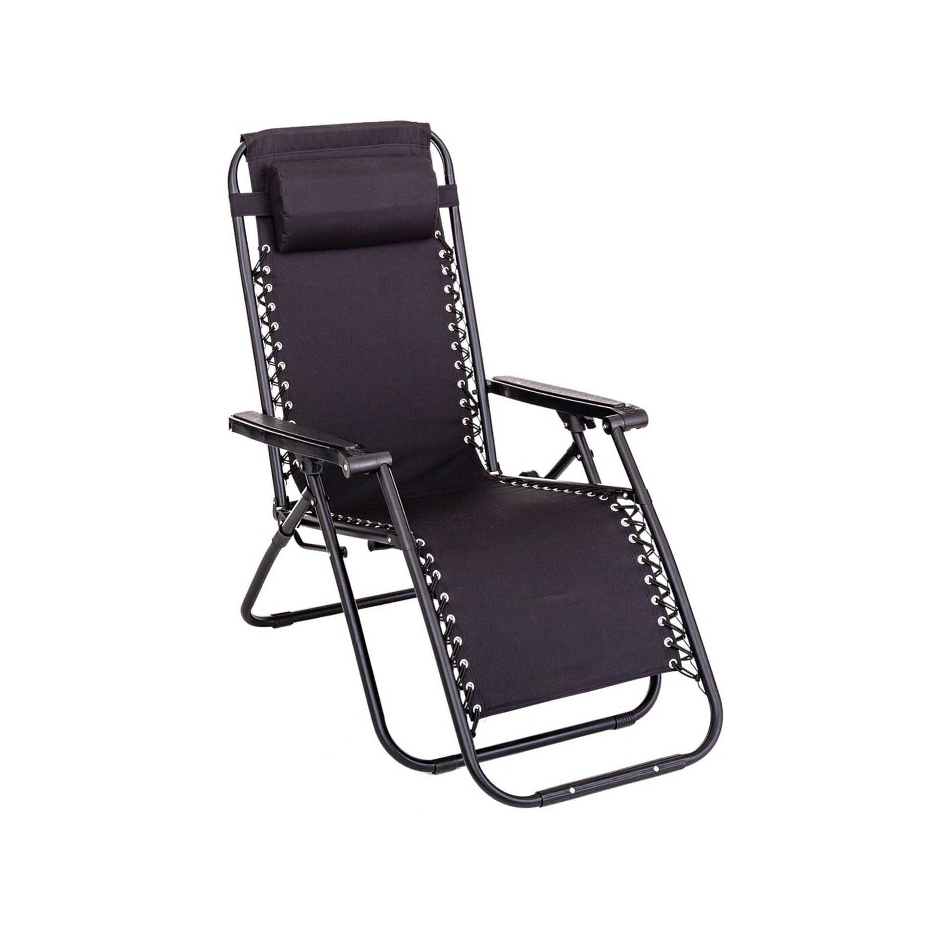 Cadeira Extensível Preto 95X65X106CM