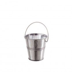 Vela Citronela Balde Metal com Asa 9H 40gr 6X6cm