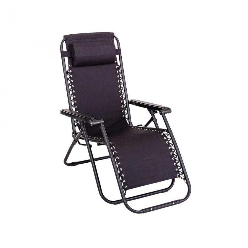 Cadeira Extensvel Preto 95X65X106CM