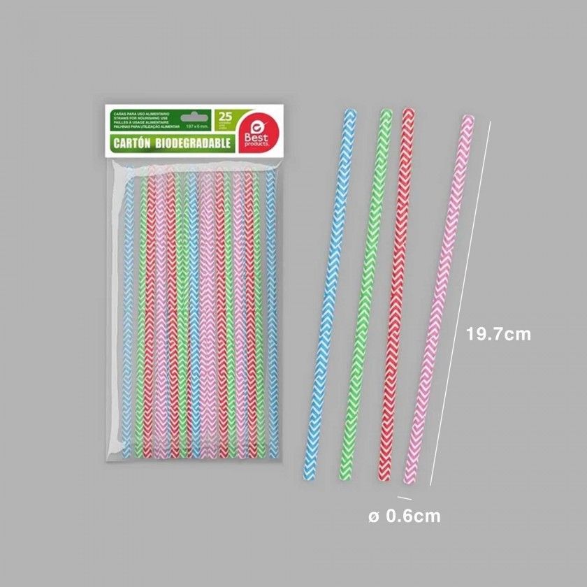 Palhinha Cartão Linhas 19.7X0.6cm Pack 25 Palhinha Cartão Linhas 19.7X0.6cm Pack 25