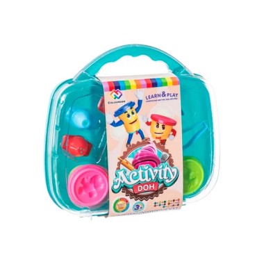 Conjunto 3 Plasticinas Com Acessórios