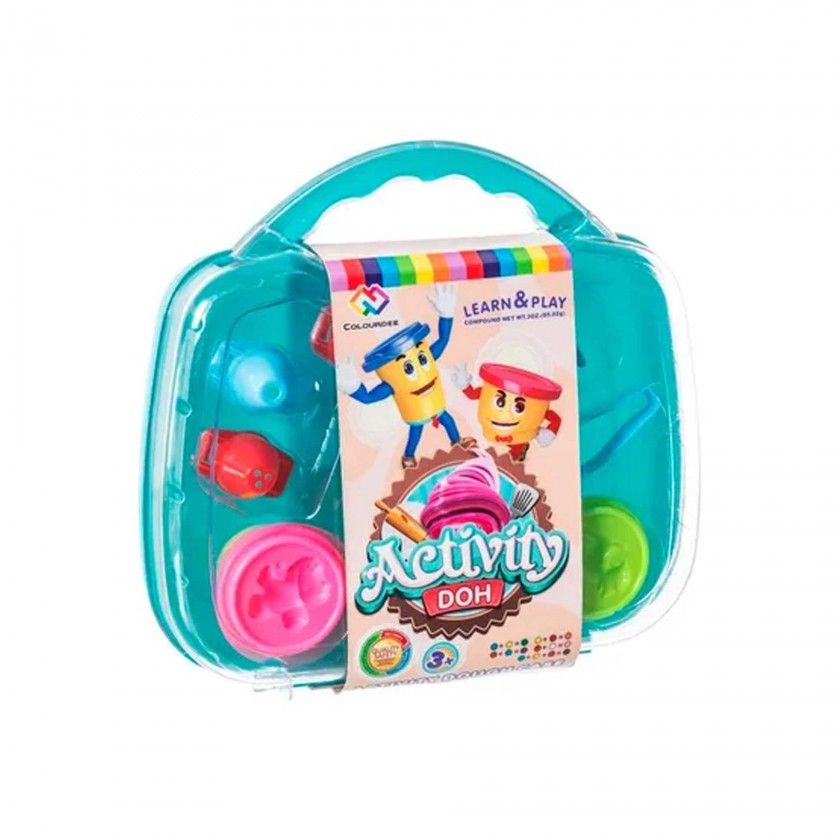 Conjunto 3 Plasticinas Com Acessórios Conjunto 3 Plasticinas Com Acessórios