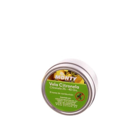 Vela Citronela Copo Lata 8H 40gr 6X3cm - Image product
