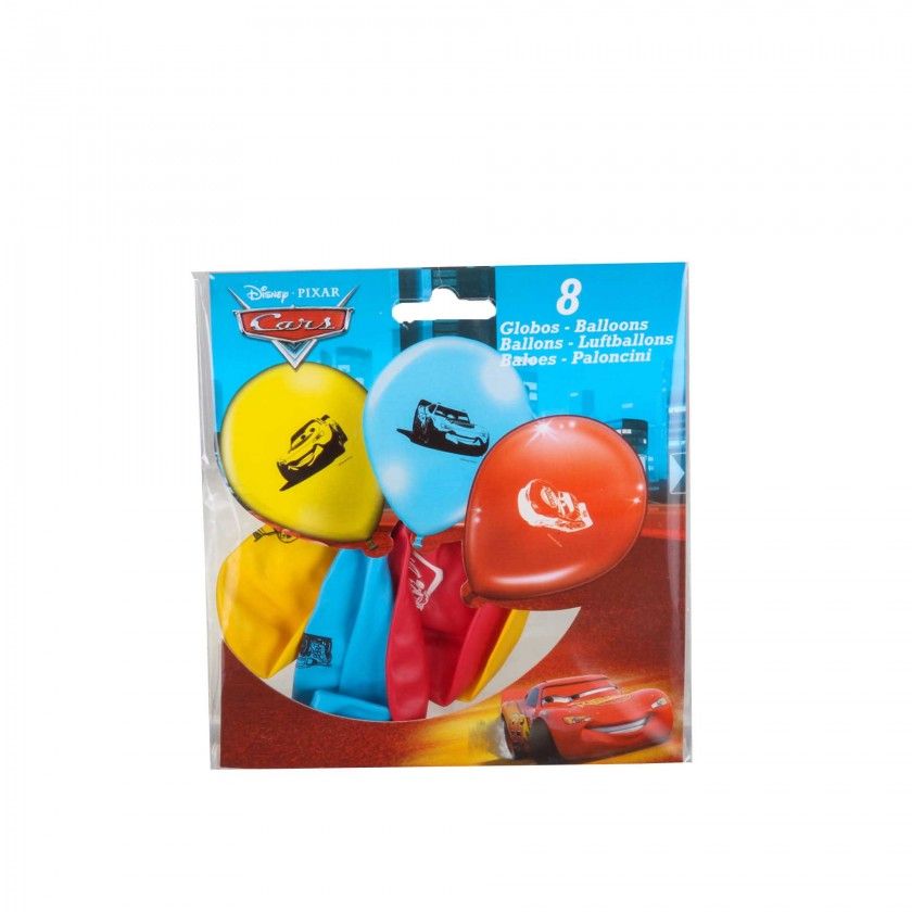 Balão Festa Cars 23CM Pack 8 Balão Festa Cars 23CM Pack 8