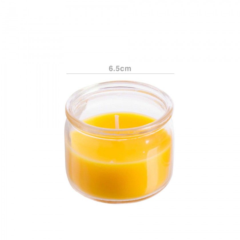 Vela Citronela Copo Cristal 10H 70gr 6.5X5cm Vela Citronela Copo Cristal 10H 70gr 6.5X5cm