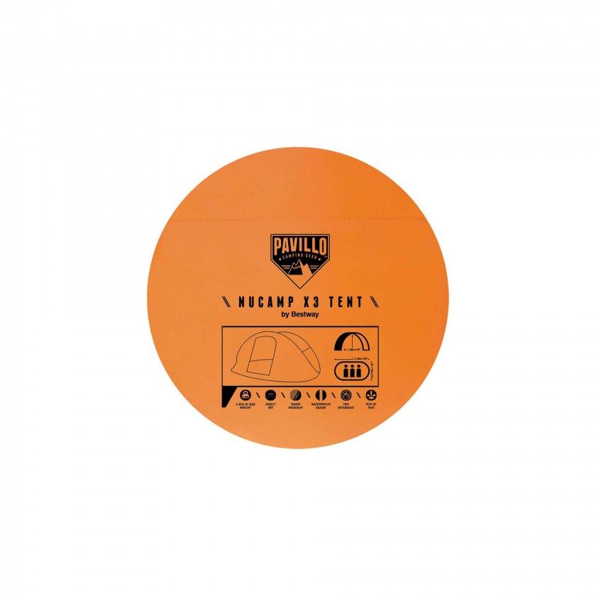 Tenda Campismo 3 Pessoas 235X190X100CM