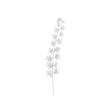 Haste Folhas Prateada 80CM