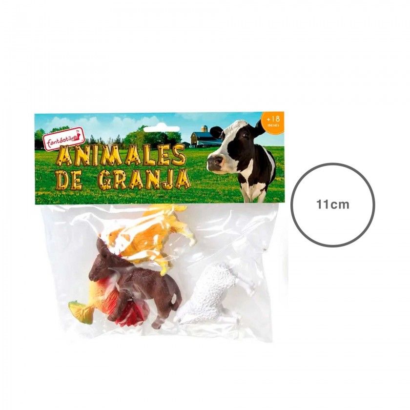 Animais Quinta 11CM Pack 4