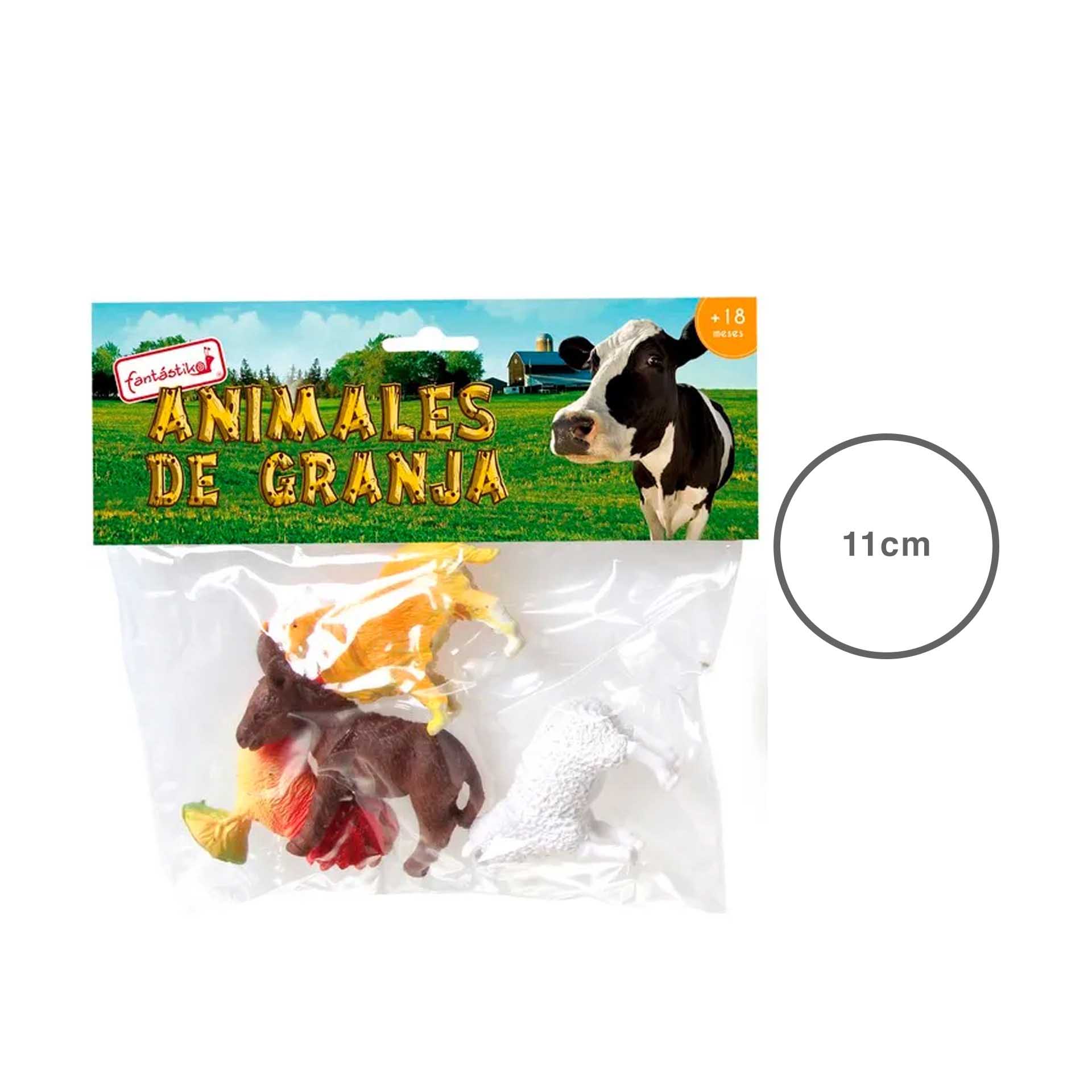 Animais Quinta 11CM Pack 4