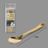 Colher Plástico Reutilizável Dourado 17cm Pack 6 Colher Plástico Reutilizável Dourado 17cm Pack 6