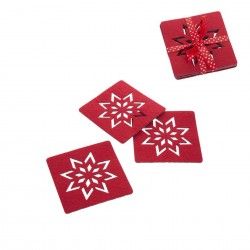 Bases Para Copos Feltro 9CM Pack 4