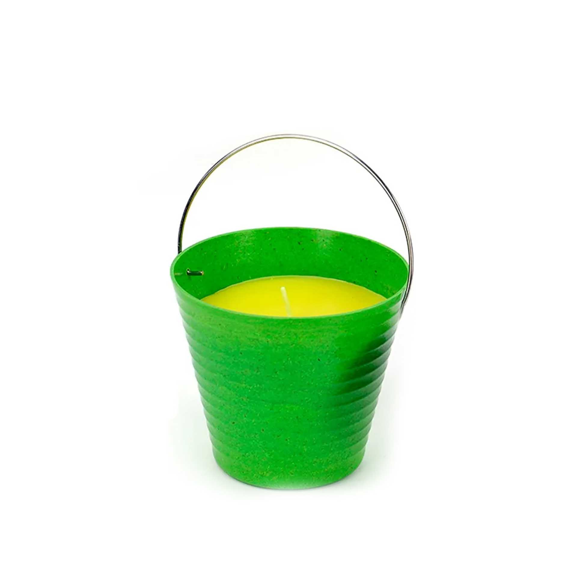Vela Citronela Copo Bambu Biodegradável 30H 220gr 12X11cm