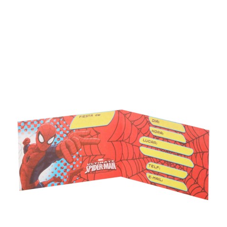 Convite Spiderman Pack 6 - Image product