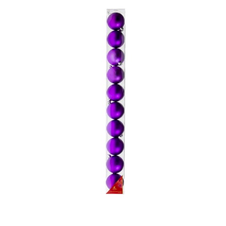 Bola Natal Violeta 6CM Pack 10 - Image product