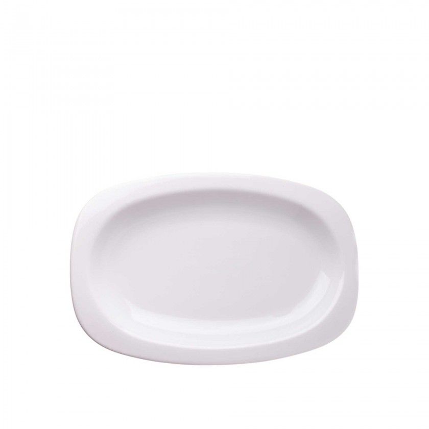 Travessa Porcelana Basic Square N.1 38X25.5cm