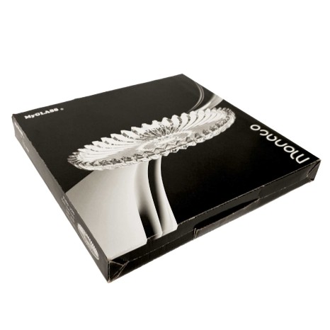 Prato Bolo Vidro Mónaco sem Pé Redondo 29cm - Image product