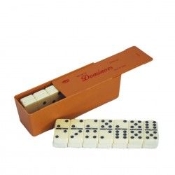 Jogo Domin com 28 Peas Pequeno 4.8X2.4X0.9cm