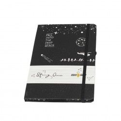 Bloco Notas Espao Pautado 160 Pginas A5 70gr 21X14cm