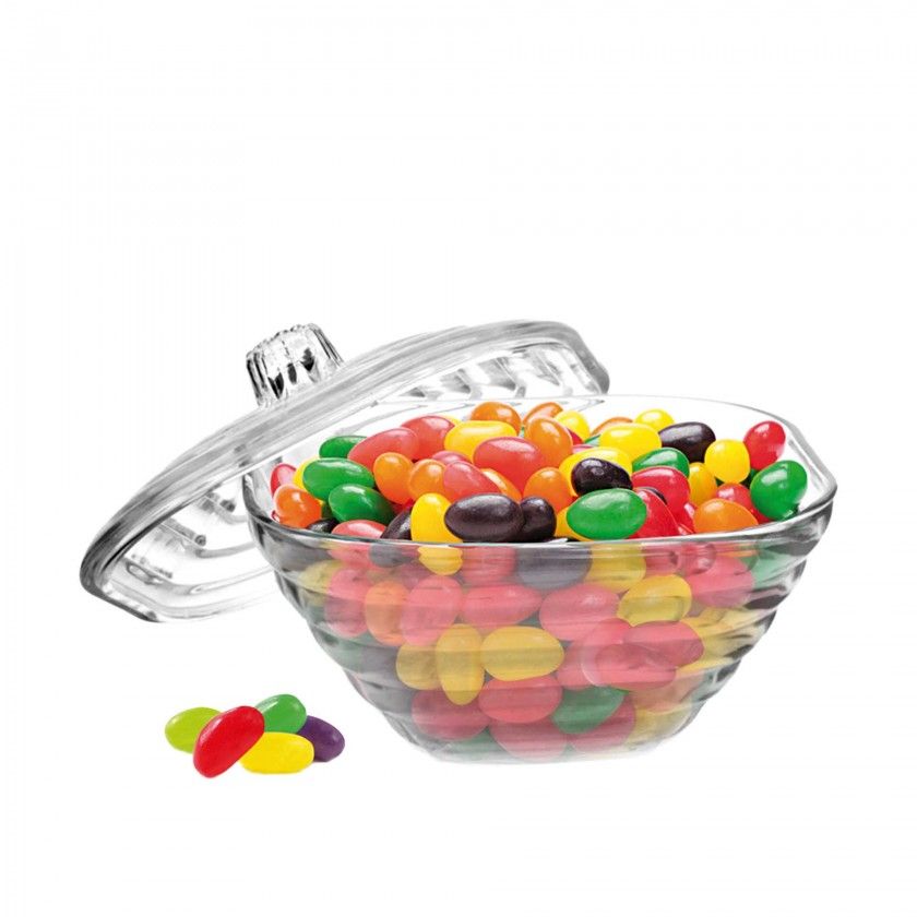 Bomboneira Vidro Clermont Redonda 355ml 11.9X9.4cm