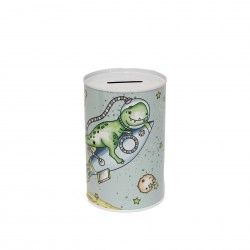 Mealheiro Lata Animais Redonda 8X12.5cm Mealheiro Lata Animais Redonda 8X12.5cm