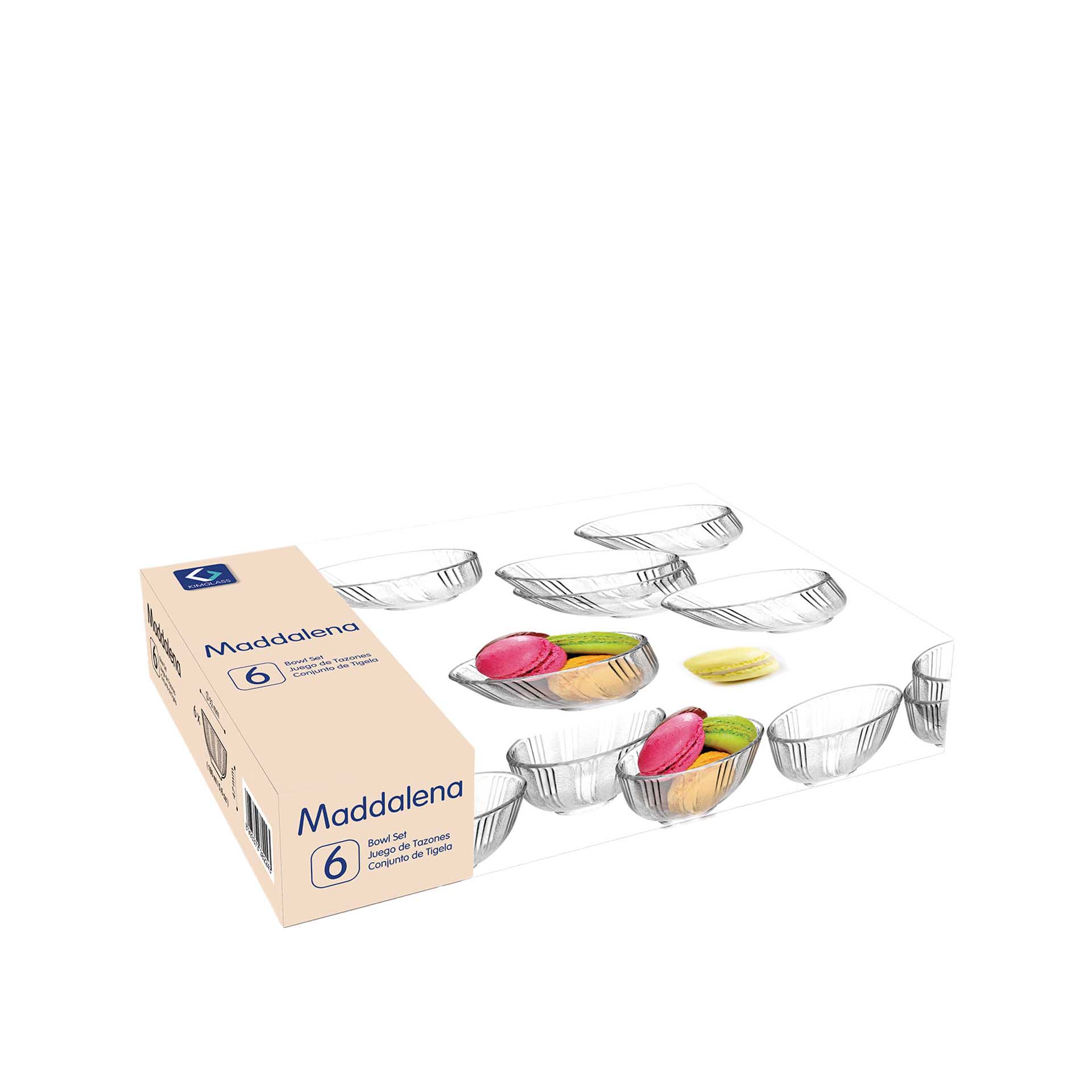 Saladeira Maddalena Redonda 160ml 9.2X4.7cm Pack 6
