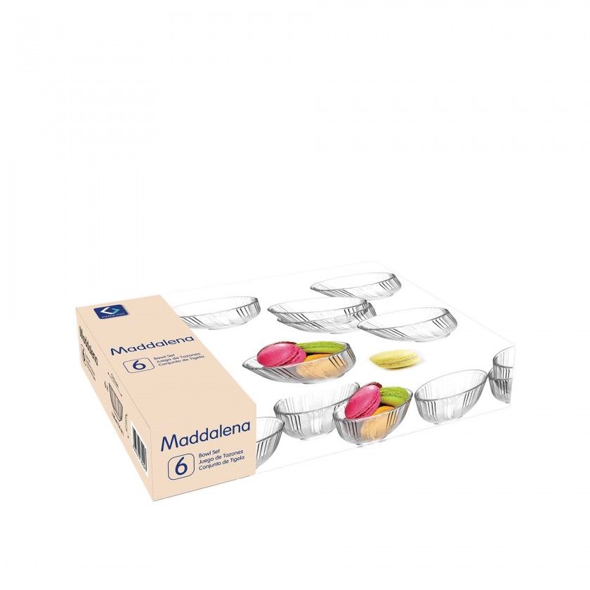 Saladeira Maddalena Redonda 160ml 9.2X4.7cm Pack 6
